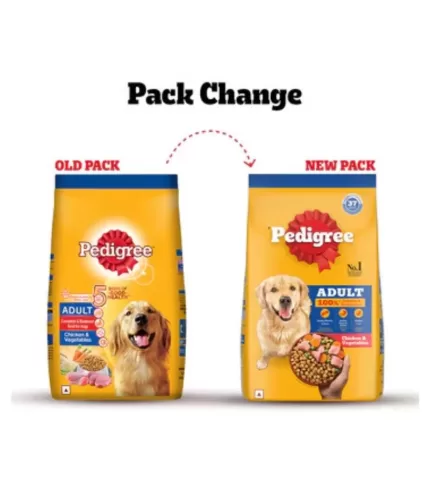 Pedigree Chicken and Vegetables Adult Dog Dry Food